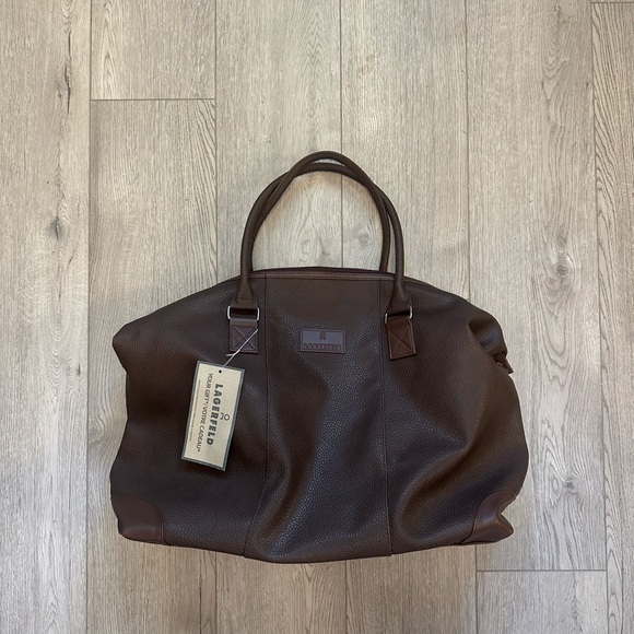 Karl Lagerfeld Brown Travel Bag - Picture 1 of 6